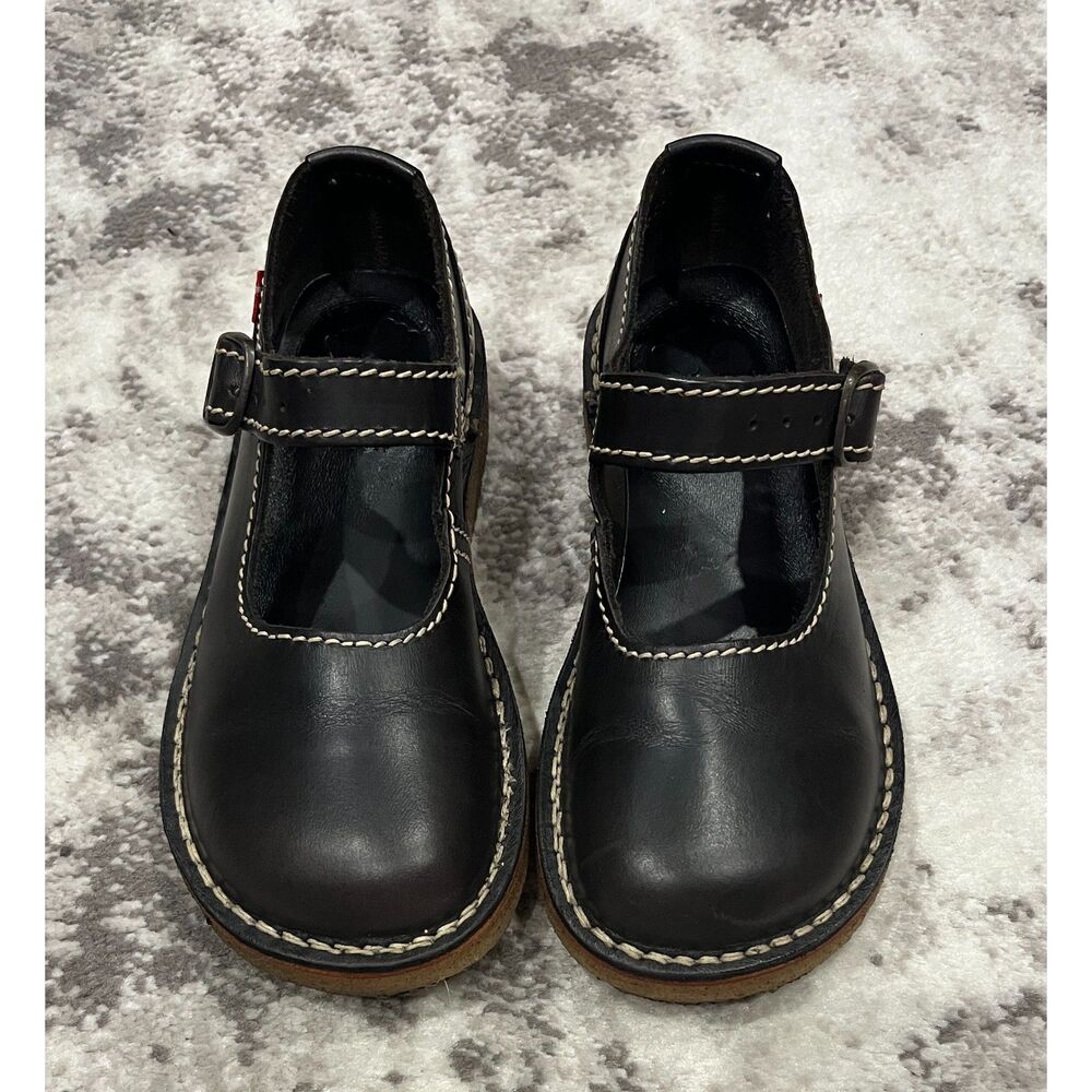 Duckfeet Himmerland Leather Mary Jane Shoes Choco Brown EU 38 (Fits US 8)